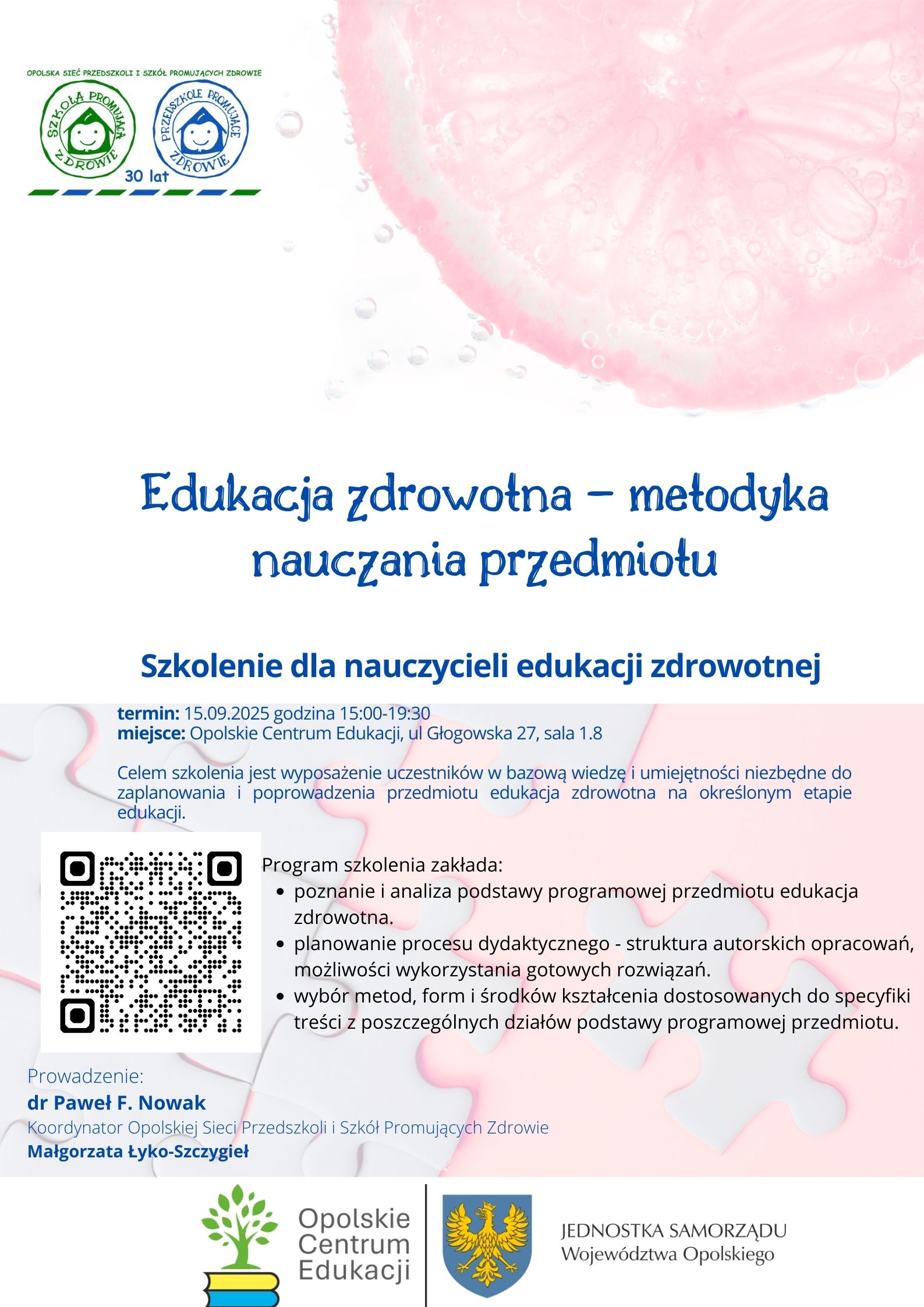 Obraz do artykulu: Edukacja zdrowotna - metodyka nauczania przedmiotu