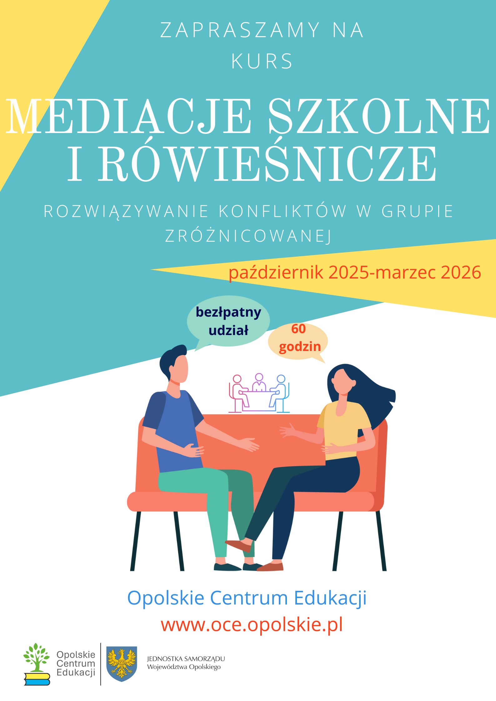 Obraz do artykulu: KURS: Mediacje szkolne i rówieśnicze - rozwiązywanie konfliktów w grupie zróżnicowanej