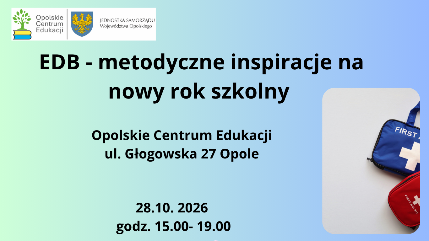 Obraz do artykulu: EDB - metodyczne inspiracje na nowy rok szkolny