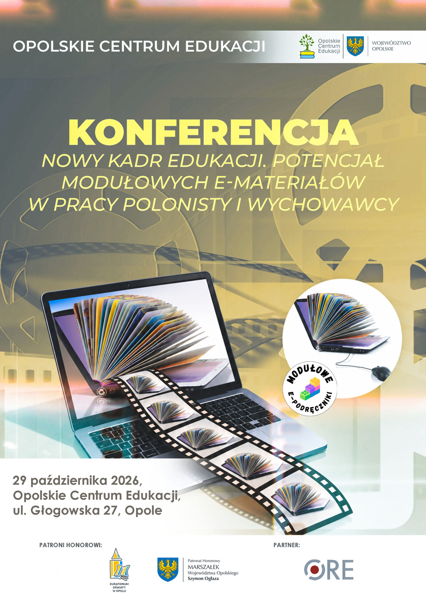 Konferencja - 29.10.2026r. Nowy kadr edukacji. Potencjał modułowych e-materiałów w pracy polonisty i wychowawcy